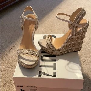 Schutz Wedge Sandals